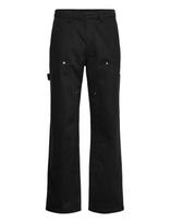 WOOD WOOD - Wwfed Herringbone Workwear Pants - Cargo kelnės - Juoda