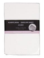 Noble House - Envelope Sheet 120X200Cm - Patalynė su guma - Balta