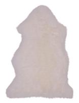 House Nordic - Disa - Lambskin, Ivory, Real Lambskin, 50X85 Cm - Kilimėlis - Balta