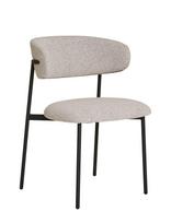 House Nordic - Silla - Dining Chair, Bouclé, Sand, Black Legs - Kėdė