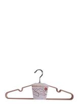 House Nordic - Hilda - Metal Hangers With Rose Coating, Set Of 10 - Pakabos - Rožinė