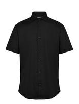 Seven Seas Copenhagen - Seven Seas Fine Twill | Modern | S/S - Marškiniai - Juoda