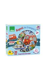 Vilac - Magnets - Transport Vehicles - Aktyvus žaidimas - Marga / raštuota