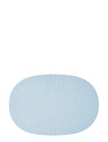 Aida - Confetti Aqua Placemat 95% Recycled Leather 1 Piece 45.0X30.6 Cm - Padėkliukas - Mėlyna