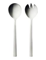 Aida - Raw Cutlery Matte Steel -  2 Pcs Saladset  Giftbox - Salotų serviravimo indas - Sidabro