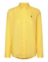 Polo Ralph Lauren - Classic Fit Linen Shirt - Lininiai marškiniai - Geltona