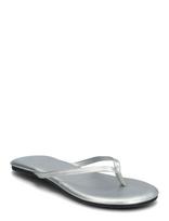Bianco - Biamexico Flip Flop Faux Leather - Šlepetės - Sidabro