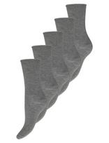 Decoy - Decoy Ankle Sock 5-Pack - Futbolo kojinės iki kulkšnių - Pilka