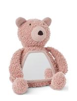 Smallstuff - Activity Bear W. Mirror, Wool Bouclé, Rose - Interaktyvūs žaislai - Rožinė