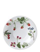 Kähler - Hammershøi Summer Dyb Tallerken Ø21 Cm Sommerbær - Makaronų lėkštė - Balta