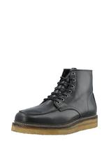 Bianco - Biajesper Moc Toe Boot Waxed Leather - Suvarstomi batai - Juoda