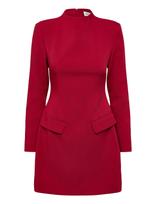 Malina - Leanna High Neck Mini Dress - Trumpa suknelė - Raudona