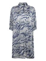 Bruuns Bazaar - Floretbbtamia Dress - Trumpa suknelė - Mėlyna