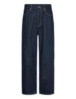 Weekday - Astro Mid Rise Loose Baggy Unisex Jeans - Laisvi džinsai - Tamsiai mėlyna