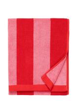 Marimekko Home - Juhlaraita Bath Towel 70X140 - Rankšluostis - Raudona
