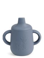Nuuroo - Aiko Silicone Cup With Sippy Lid - Gertuvė - Mėlyna