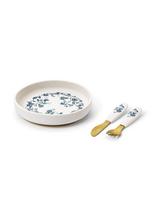 Elodie Details - Silicone Plate Set - Garden Leo Toile - Kūdikių vakarienės rinkiniai - Marga / raštuota