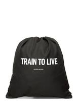Björn Borg - Borg Logo Drawstring Bag - Sportinė kuprinė - Juoda