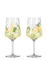 Ritzenhoff - Sommertau Wineglass 2-P Limoncello - Baltojo vyno taurės - Nude