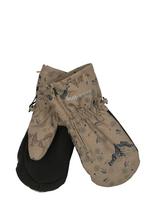Mikk-line - Polyester Mittens Aop W. Zip - Kūdikių pirštinės - Ruda