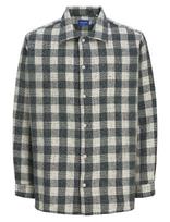 Jack & Jones - Jorwinter Boucle Shirt Ls Styd Aw24 - Laisvalaiko marškiniai - Juoda