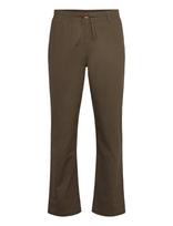 Anerkjendt - Akjan Cot/Linen Ela Pants - Lininės kelnės - Chaki spalva