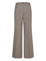 Filippa K - Wool Blend Flare Trousers - Platėjančios kelnės - Ruda