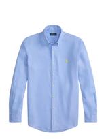 Polo Ralph Lauren - Slim Fit Linen Shirt - Lininiai marškiniai - Mėlyna