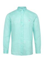 Polo Ralph Lauren - Slim Fit Linen Shirt - Lininiai marškiniai - Mėlyna