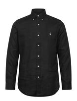 Polo Ralph Lauren - Custom Fit Linen Shirt - Lininiai marškiniai - Juoda