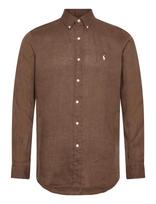 Polo Ralph Lauren - Custom Fit Linen Shirt - Lininiai marškiniai - Ruda