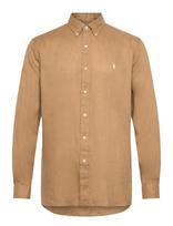 Polo Ralph Lauren - Custom Fit Linen Shirt - Lininiai marškiniai - Smėlio