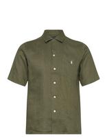 Polo Ralph Lauren - Classic Fit Linen Camp Shirt - Marškiniai trumpomis rankovėmis - Chaki spalva