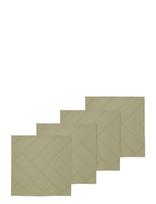 Södahl - Stofservietter Tiles Damask Eucalyptus 4 Stk - Audinių servetėlės - Žalia