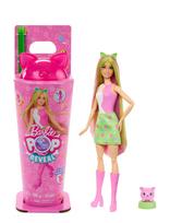 Barbie - Pop Reveal Shakes Series Doll & Accessories Set, Scented Cute Kitten Fashion Doll - Lėlė - Marga / raštuota