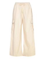New Balance - Woven Cargo Pant - Treniruočių kelnės - Kreminė spalva