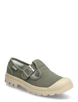 Palladium - Pampa M-Jane Washed - Mary Jane bateliai - Chaki spalva