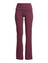 Casall - Sublime Folded Flare Pants - Treniruočių kelnės - Burgundiška splava