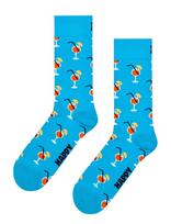 Happy Socks - Orange Spritz Sock - Įprastos kojinės - Mėlyna