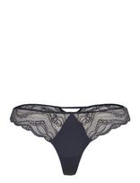Calvin Klein - Thong - Stringai - Tamsiai mėlyna