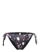 Calvin Klein - String Side Tie - Bikinis su raišteliais šonuose - Juoda