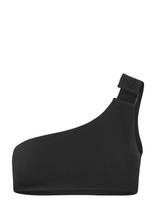 Calvin Klein - One Shoulder Bralette-Rp - Bikini viršus su lankeliu - Juoda