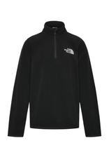 The North Face - Teen Glacier 1/4 Zip Pullover - Flisinė striukė - Juoda