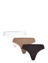 Björn Borg - Invisible Thong 3P - Sportinės kelnaitės - Juoda