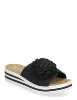 Rieker - Rieker Ladies' Sandals V0252-52 Green - Platforminės basutės - Juoda
