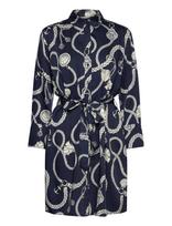 Gant - Rel Sailing Print Shirt Dress - Marškininė suknelė - Tamsiai mėlyna