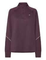 Newline - Nwlpower Half Zip Midlayer W - Sportinis megztinis - Burgundiška splava