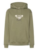 Roxy - Surf Stoked Hoodie Brushed Art - Sportinis džemperis su gobtuvu - Žalia
