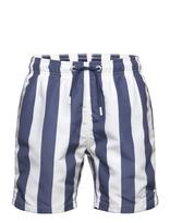Gant - Block Stripe Swim Shorts - Maudymosi šortai - Mėlyna