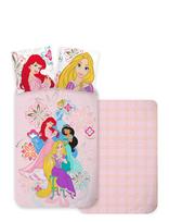 Princesses - Bed Linen Junior Princess 39 - 100X140, 40X45 Cm - Patalynės komplektas - Rožinė